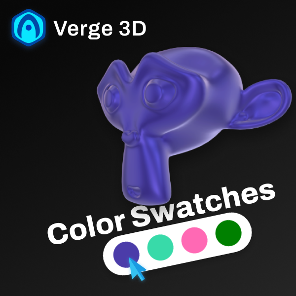 Created unlimited color swatches in Verge 3d